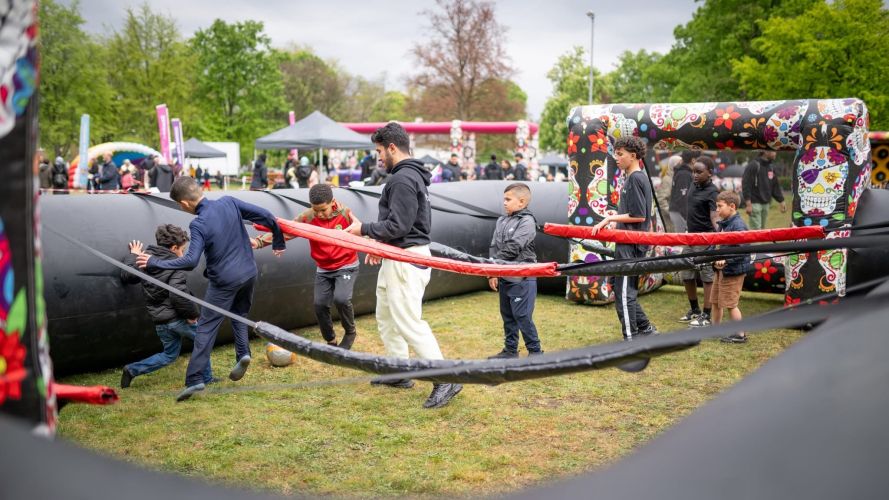 Levende tafelvoetbal Levende tafelvoetbal