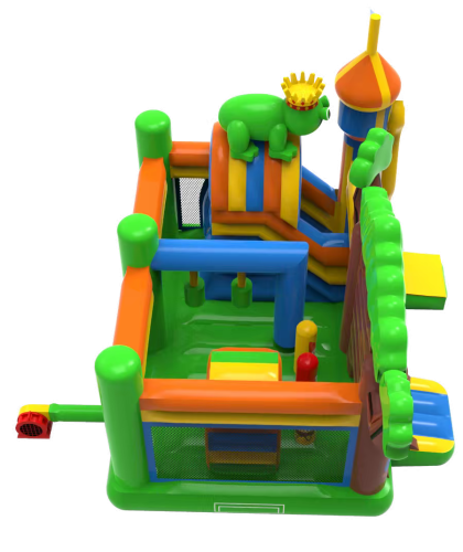 Fairytale Jump & Slide huren | Sprookjes springkasteel met glijbaan. Nieuw vanaf April!